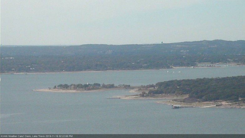 Lake Travis webcam, November 16, 2019 2:25 PM CT