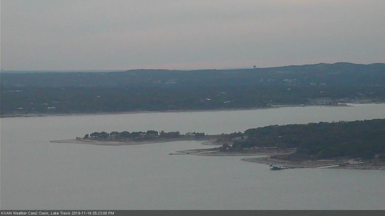 Lake Travis webcam, November 16, 2019 5:25 PM CT