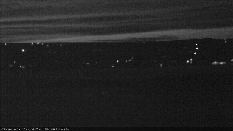 Lake Travis webcam, November 16, 2019 6:25 PM CT