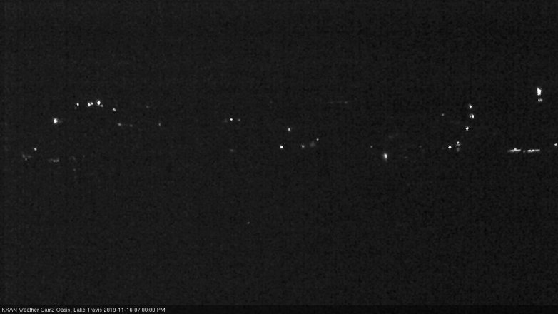 Lake Travis webcam, November 16, 2019 7:00 PM CT