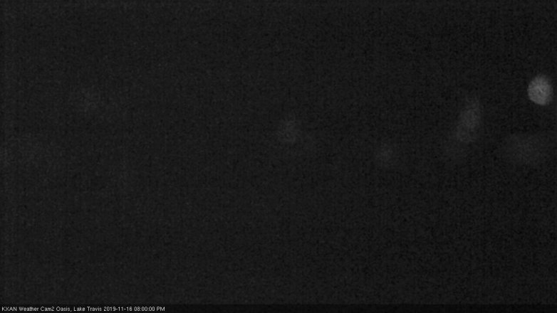 Lake Travis webcam, November 16, 2019 8:00 PM CT