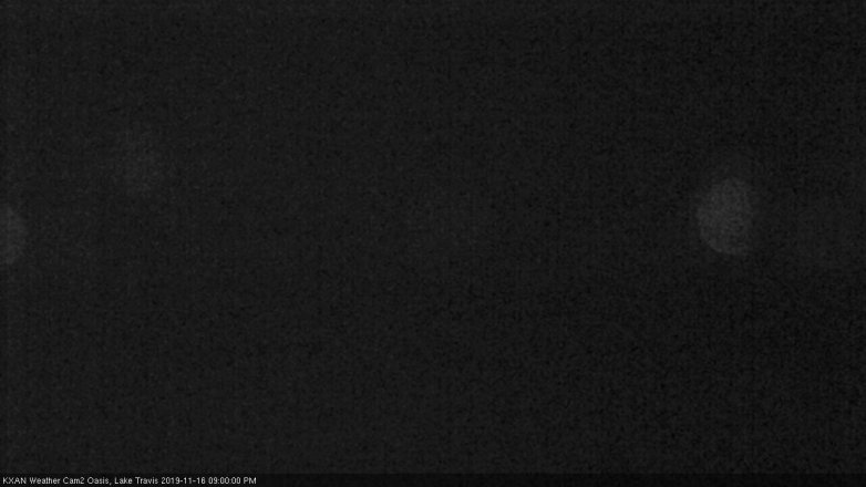 Lake Travis webcam, November 16, 2019 9:00 PM CT