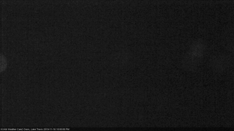 Lake Travis webcam, November 16, 2019 10:00 PM CT