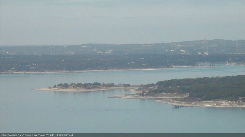 Lake Travis webcam, November 17, 2019 10:25 AM CT