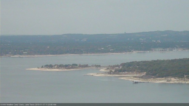 Lake Travis webcam, November 17, 2019 11:25 AM CT