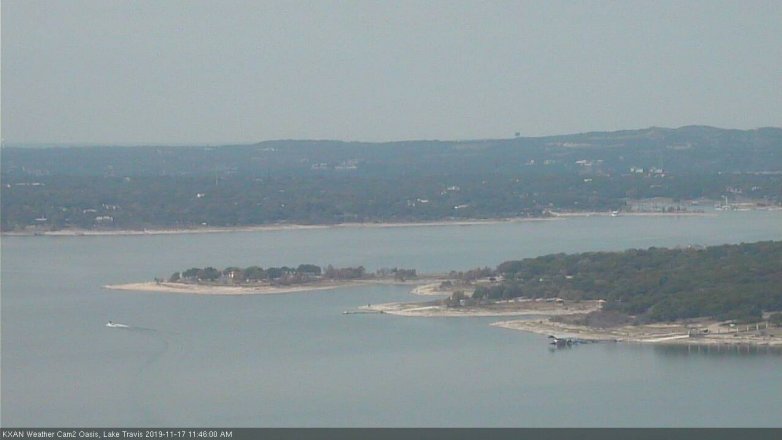 Lake Travis webcam, November 17, 2019 11:45 AM CT