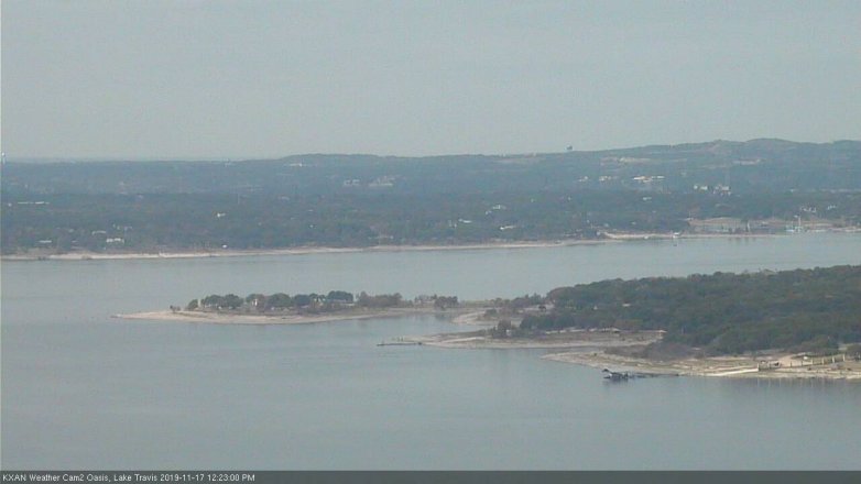Lake Travis webcam, November 17, 2019 12:25 PM CT