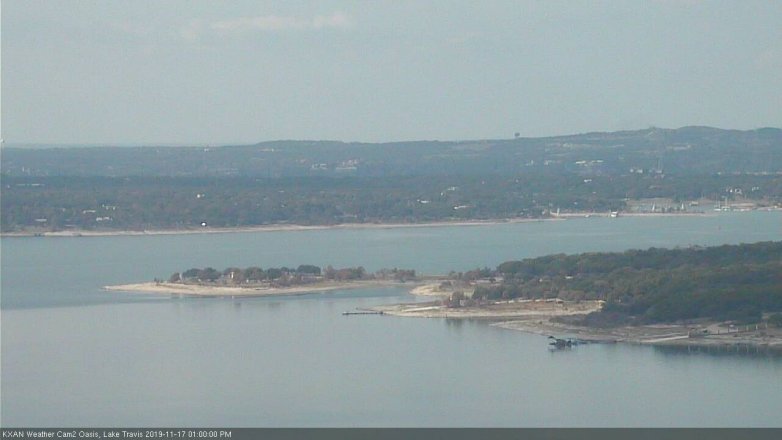 Lake Travis webcam, November 17, 2019 1:00 PM CT