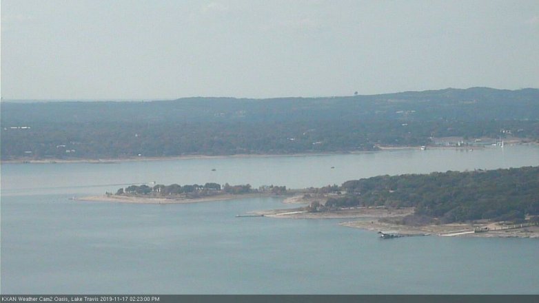 Lake Travis webcam, November 17, 2019 2:25 PM CT