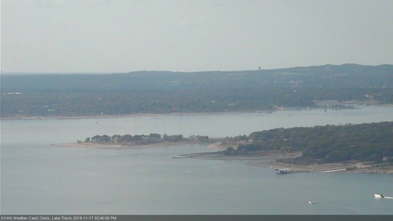 Lake Travis webcam, November 17, 2019 2:45 PM CT