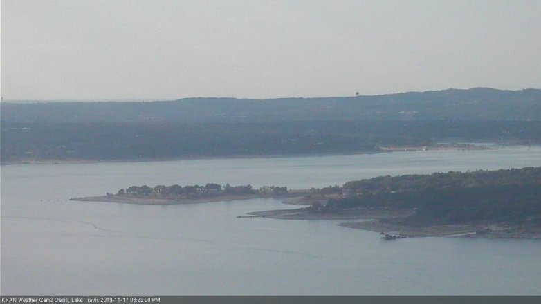 Lake Travis webcam, November 17, 2019 3:25 PM CT