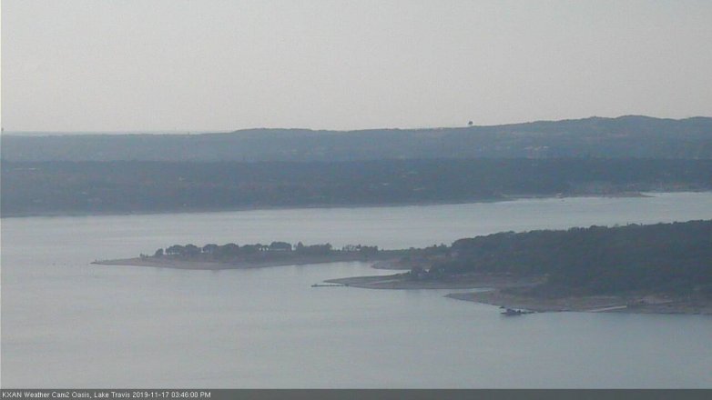 Lake Travis webcam, November 17, 2019 3:45 PM CT