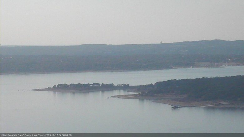 Lake Travis webcam, November 17, 2019 4:00 PM CT