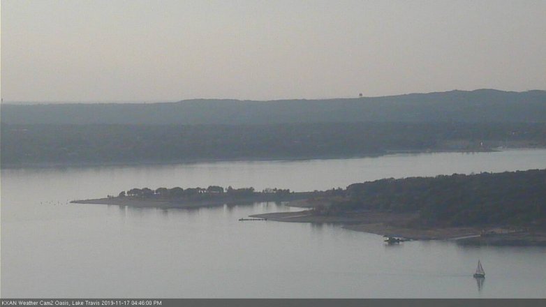 Lake Travis webcam, November 17, 2019 4:45 PM CT