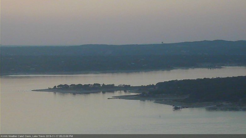 Lake Travis webcam, November 17, 2019 5:25 PM CT