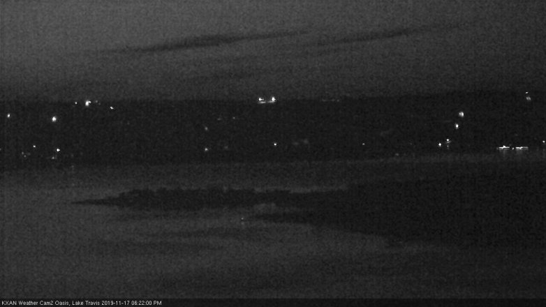 Lake Travis webcam, November 17, 2019 6:25 PM CT