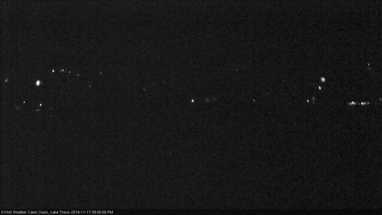 Lake Travis webcam, November 17, 2019 9:00 PM CT