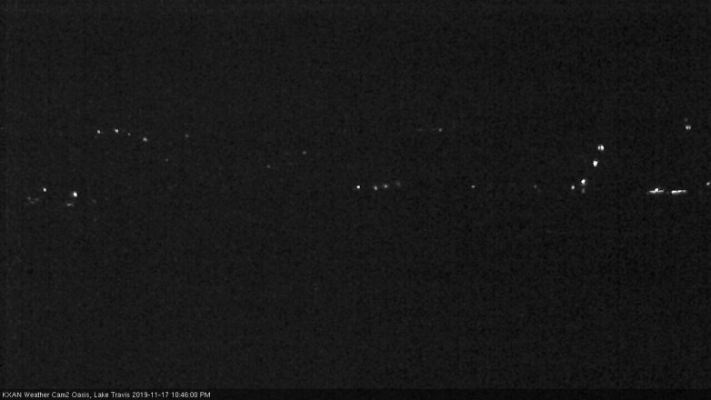 Lake Travis webcam, November 17, 2019 10:45 PM CT