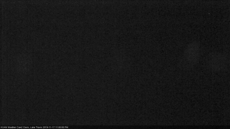Lake Travis webcam, November 17, 2019 11:00 PM CT