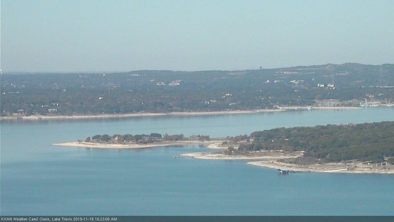 Lake Travis webcam, November 18, 2019 10:25 AM CT