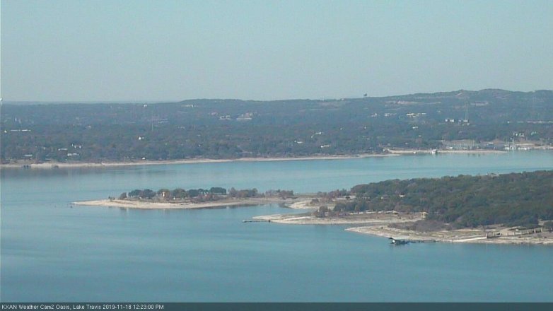 Lake Travis webcam, November 18, 2019 12:25 PM CT