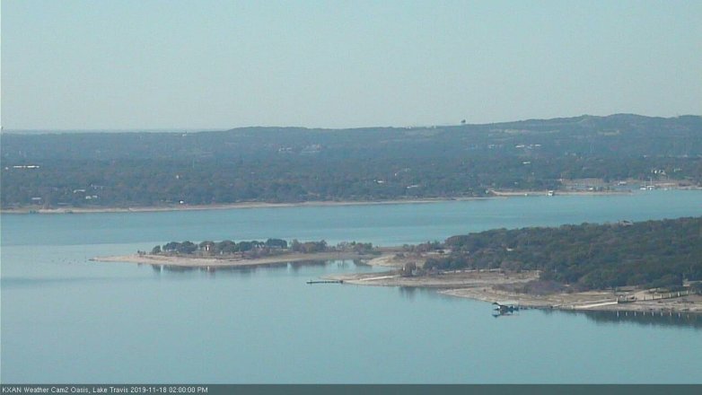 Lake Travis webcam, November 18, 2019 2:00 PM CT