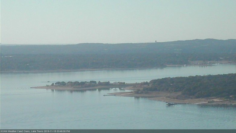 Lake Travis webcam, November 18, 2019 3:45 PM CT