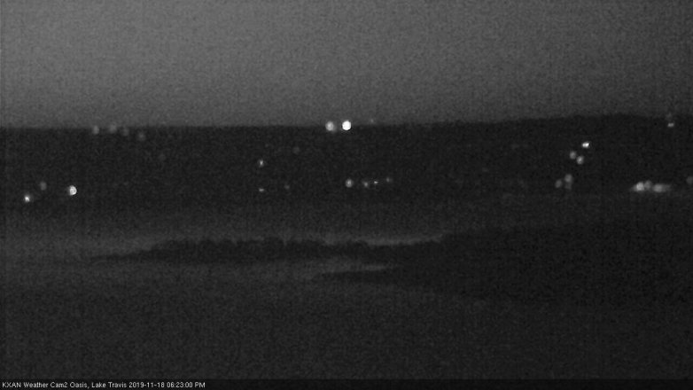 Lake Travis webcam, November 18, 2019 6:25 PM CT