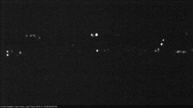 Lake Travis webcam, November 18, 2019 6:45 PM CT