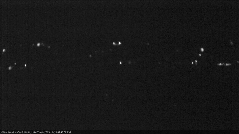 Lake Travis webcam, November 18, 2019 7:45 PM CT