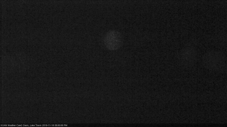Lake Travis webcam, November 18, 2019 9:00 PM CT
