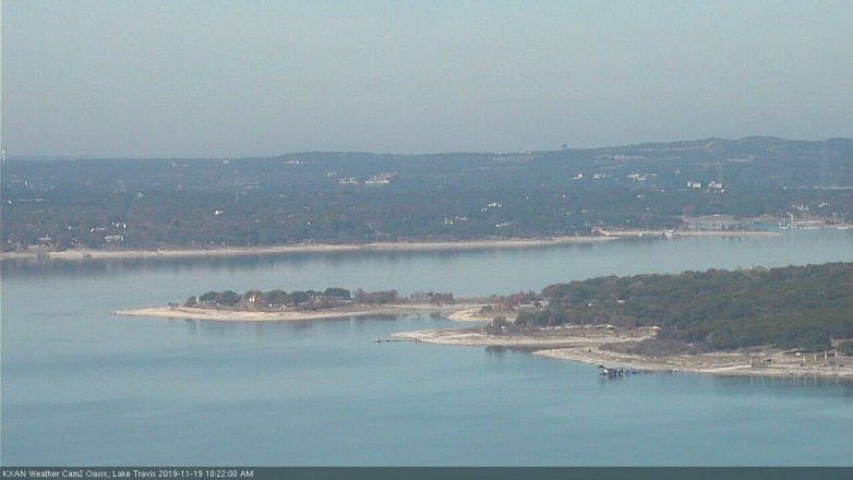 Lake Travis webcam, November 19, 2019 10:25 AM CT