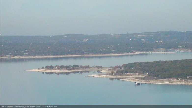Lake Travis webcam, November 19, 2019 10:45 AM CT