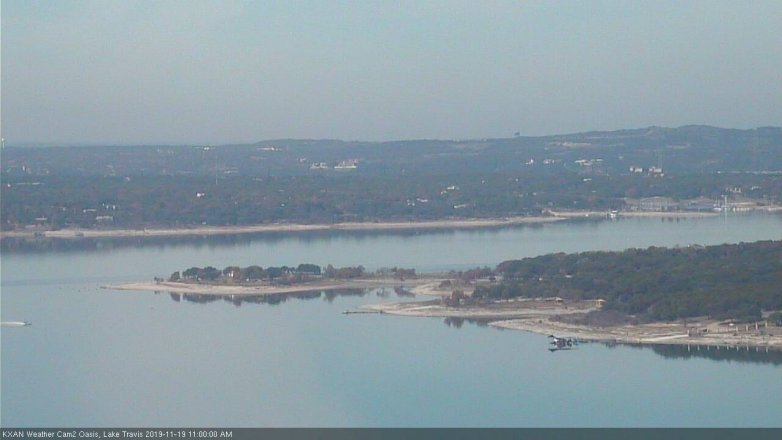 Lake Travis webcam, November 19, 2019 11:00 AM CT