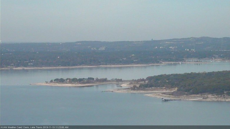 Lake Travis webcam, November 19, 2019 11:25 AM CT