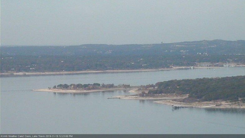Lake Travis webcam, November 19, 2019 12:25 PM CT