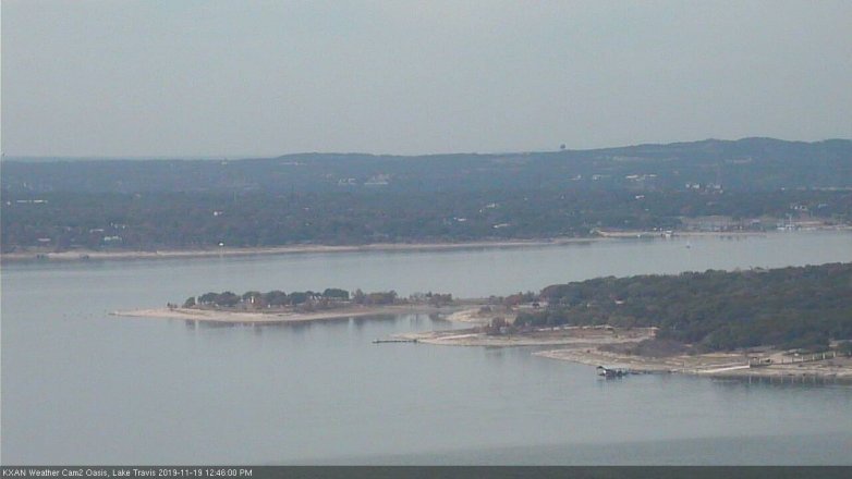 Lake Travis webcam, November 19, 2019 12:45 PM CT