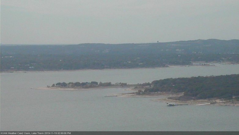 Lake Travis webcam, November 19, 2019 2:00 PM CT
