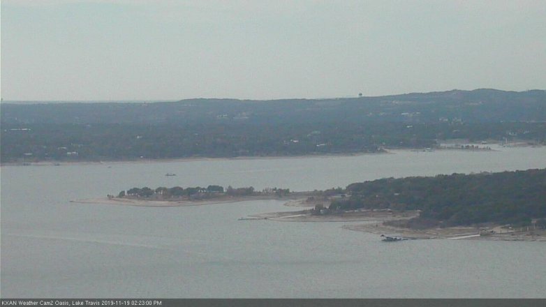 Lake Travis webcam, November 19, 2019 2:25 PM CT
