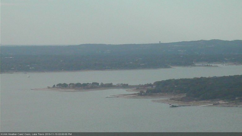Lake Travis webcam, November 19, 2019 3:00 PM CT