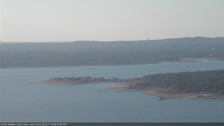 Lake Travis webcam, November 19, 2019 4:25 PM CT
