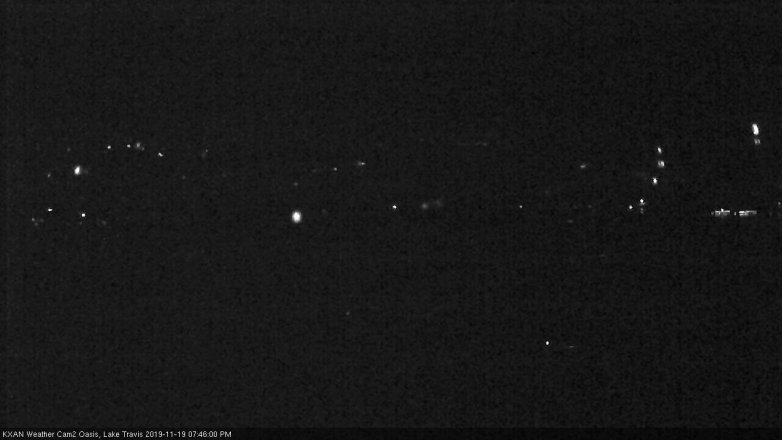 Lake Travis webcam, November 19, 2019 7:45 PM CT