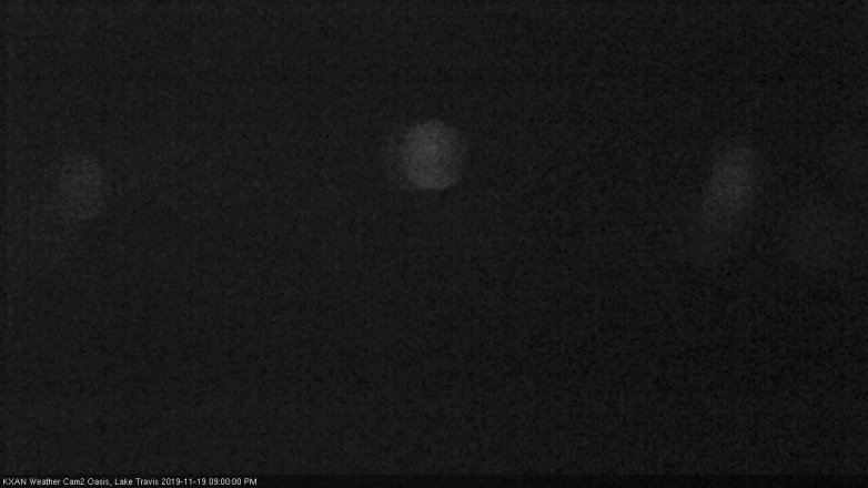 Lake Travis webcam, November 19, 2019 9:00 PM CT