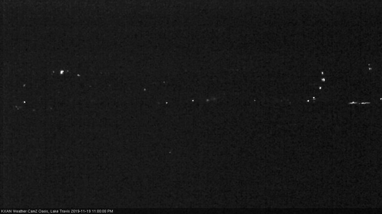 Lake Travis webcam, November 19, 2019 11:00 PM CT