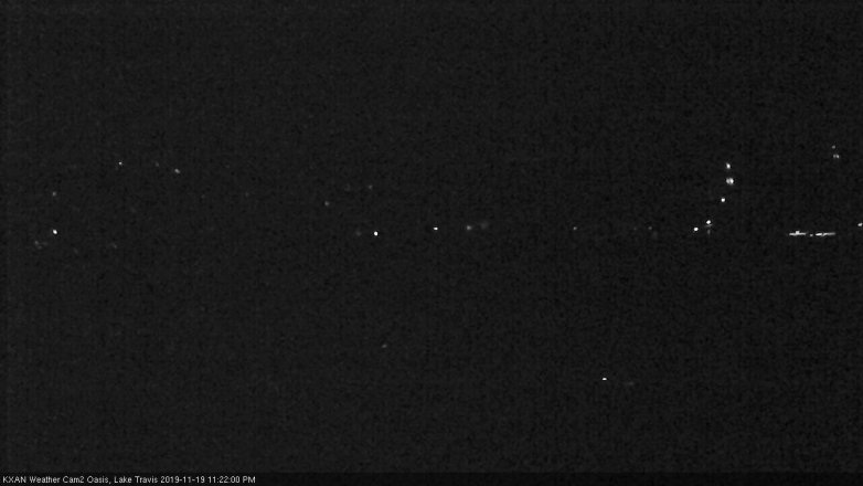 Lake Travis webcam, November 19, 2019 11:25 PM CT