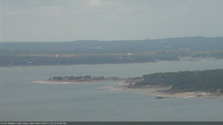 Lake Travis webcam, November 20, 2019 10:25 AM CT