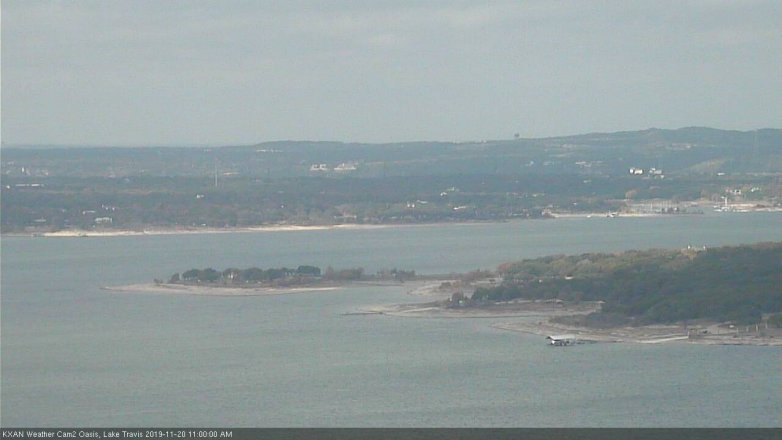 Lake Travis webcam, November 20, 2019 11:00 AM CT