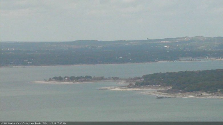 Lake Travis webcam, November 20, 2019 11:25 AM CT
