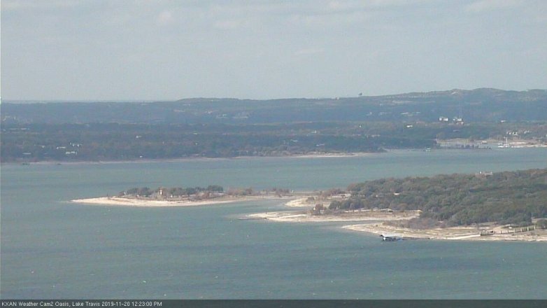 Lake Travis webcam, November 20, 2019 12:25 PM CT