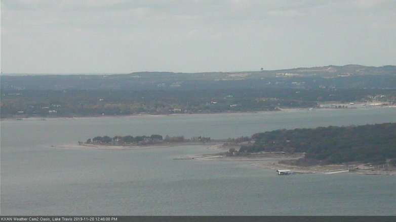 Lake Travis webcam, November 20, 2019 12:45 PM CT